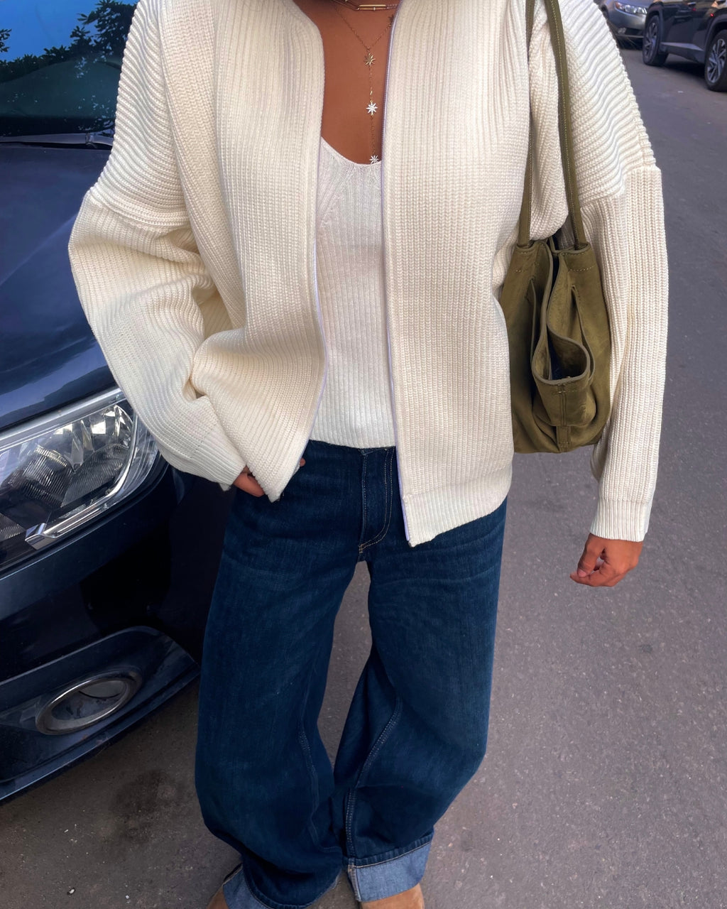 Knit Oversized Jacket