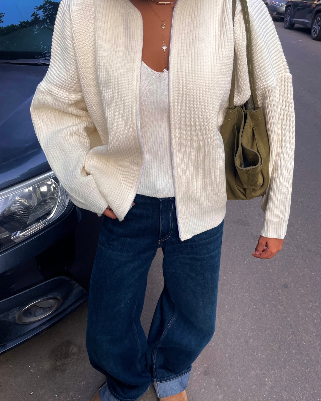 Knit Oversized Jacket