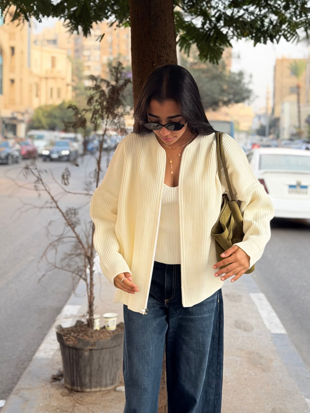 Knit Oversized Jacket